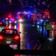 Traffic mixes with police, fire and rescue vehicles on Shelbyville Road after a pedestrian was struck by a shuttle bus near Valhalla Golf Club  on Friday, May 17, 2024