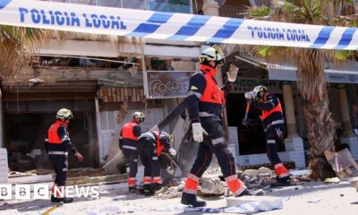 Majorca building collapse: Four dead and 16 injured, rescuers say