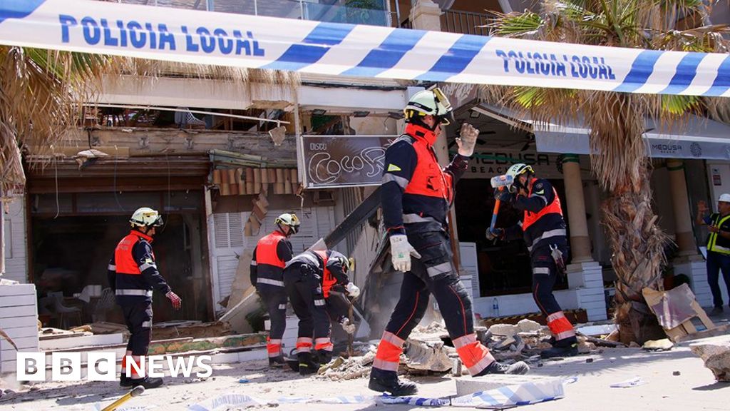 Majorca building collapse: Four dead and 16 injured, rescuers say