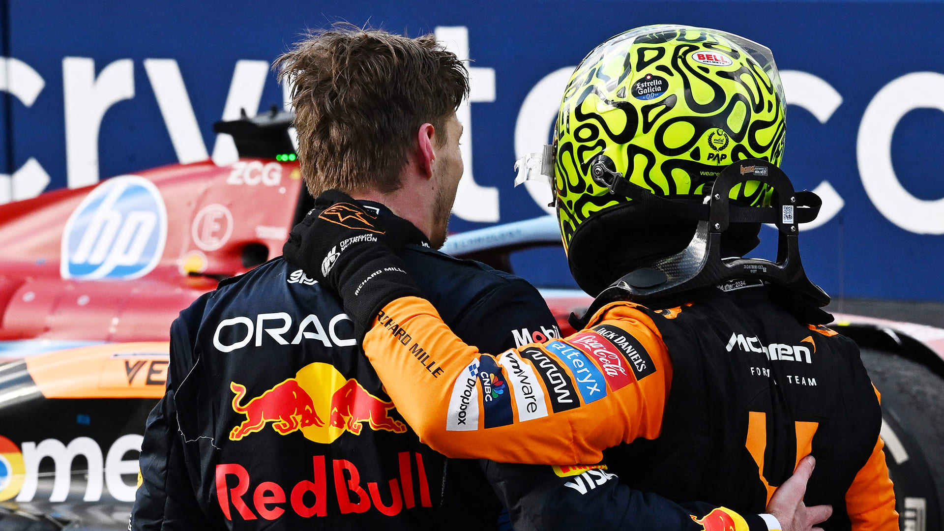 Max Verstappen admits he could do nothing to stop ‘flying’ Lando Norris as Dutchman heaps praise on rival for maiden F1 win