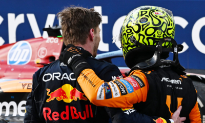 Max Verstappen admits he could do nothing to stop ‘flying’ Lando Norris as Dutchman heaps praise on rival for maiden F1 win