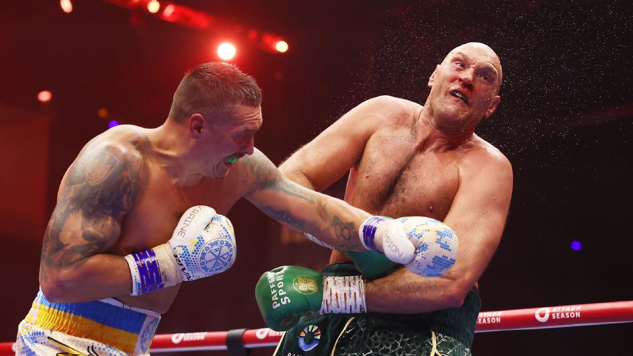 Oleksandr Usyk edges Tyson Fury by split decision, now undisputed