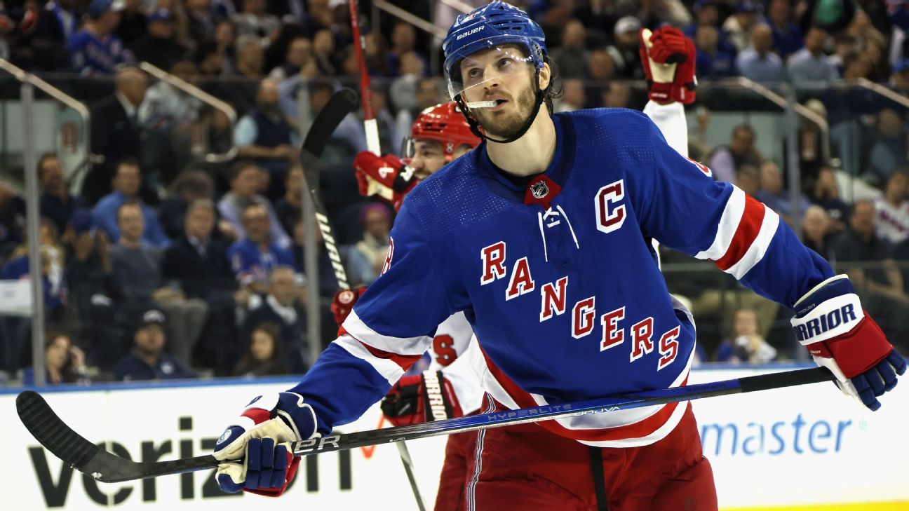 Rangers' Jacob Trouba fined, not suspended, for Game 3 elbow