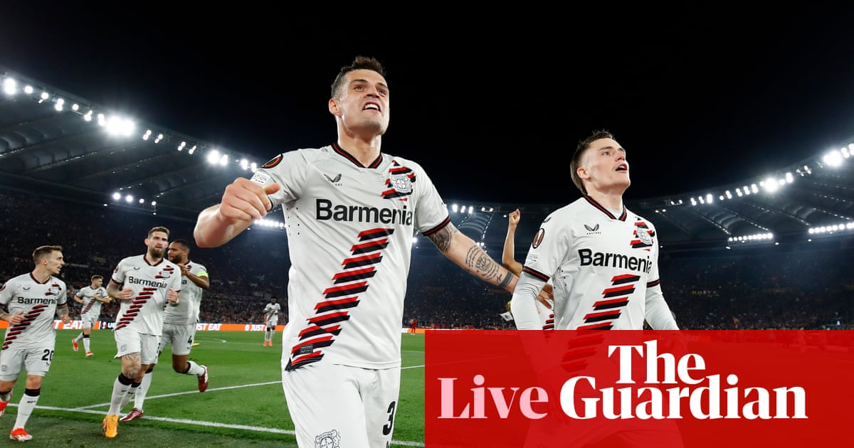 Roma 0-2 Bayer Leverkusen: Europa League semi-final, first leg – as it happened | Europa League