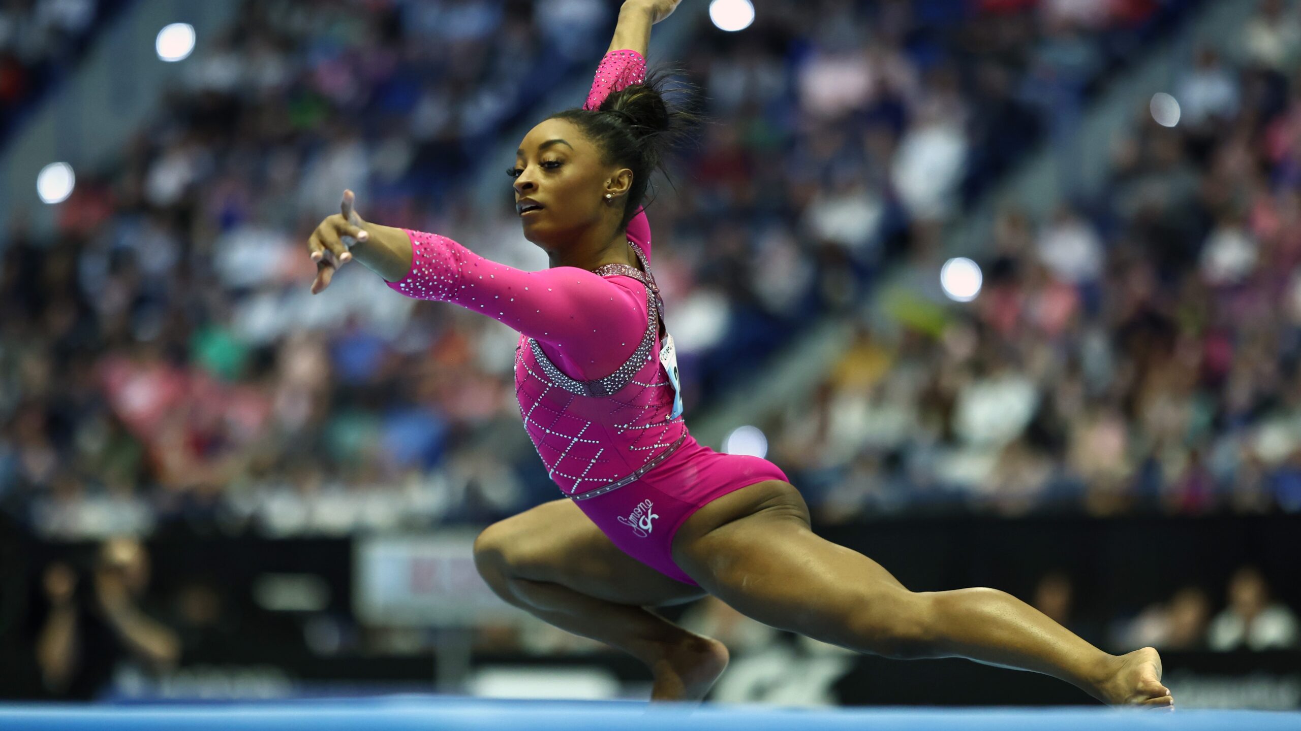 Simone Biles dominates at the Core Hydration Classic in 2024 season debut