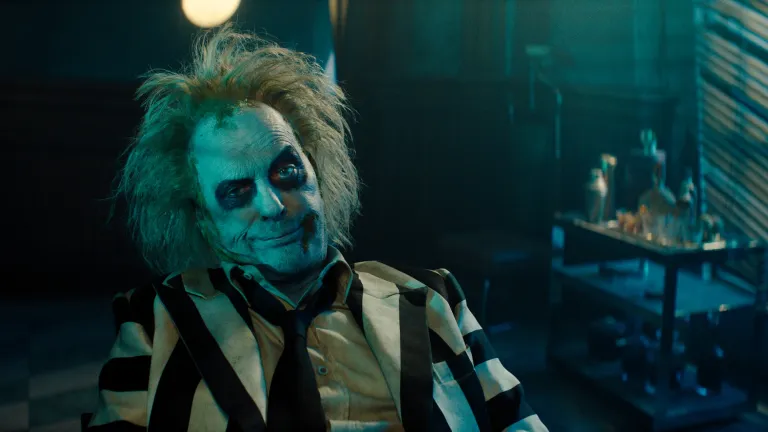 The Beetlejuice 2 trailer is out there....quite literally.