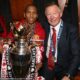 Ashley Young revealed there were tears in the Man United dressing room when Sir Alex Ferguson retired