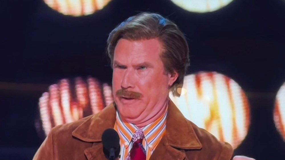 Will Ferrell as Ron Burgundy, Kim Kardashian Booed at Tom Brady Roast