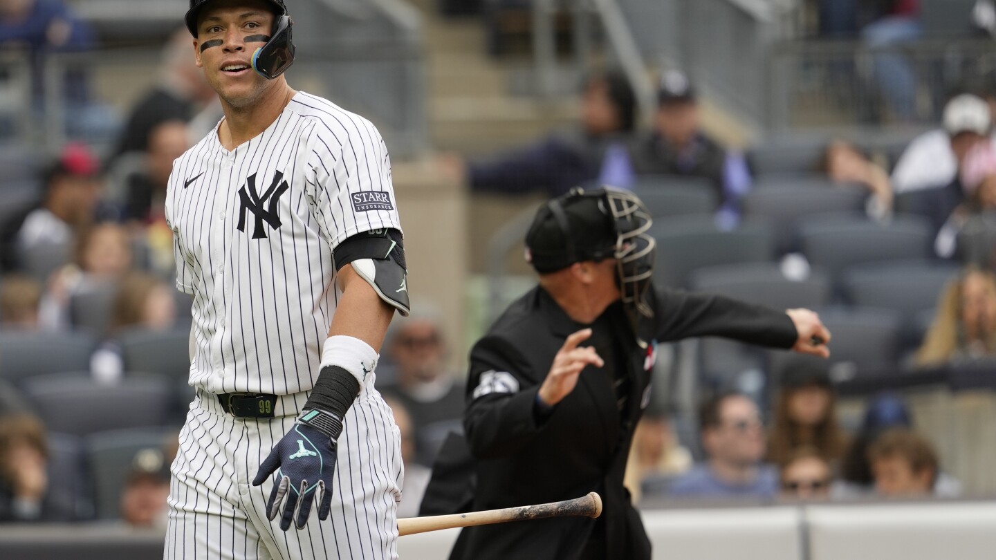 Yankees slugger Aaron Judge ejected for first time in his career