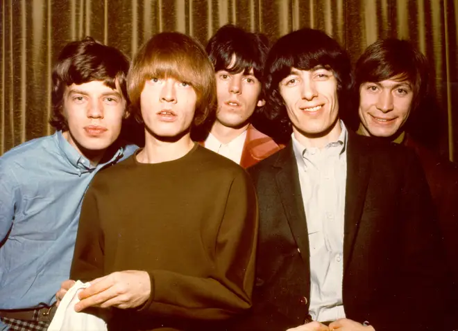 (L-R) Mick Jagger, Brian Jones, Keith Richards, Bill Wyman, Charlie Watts