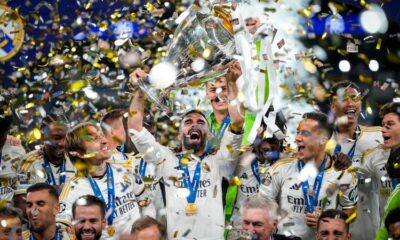 Champions League final: Real Madrid wins 15th European Cup with 2-0 win against Borussia Dortmund