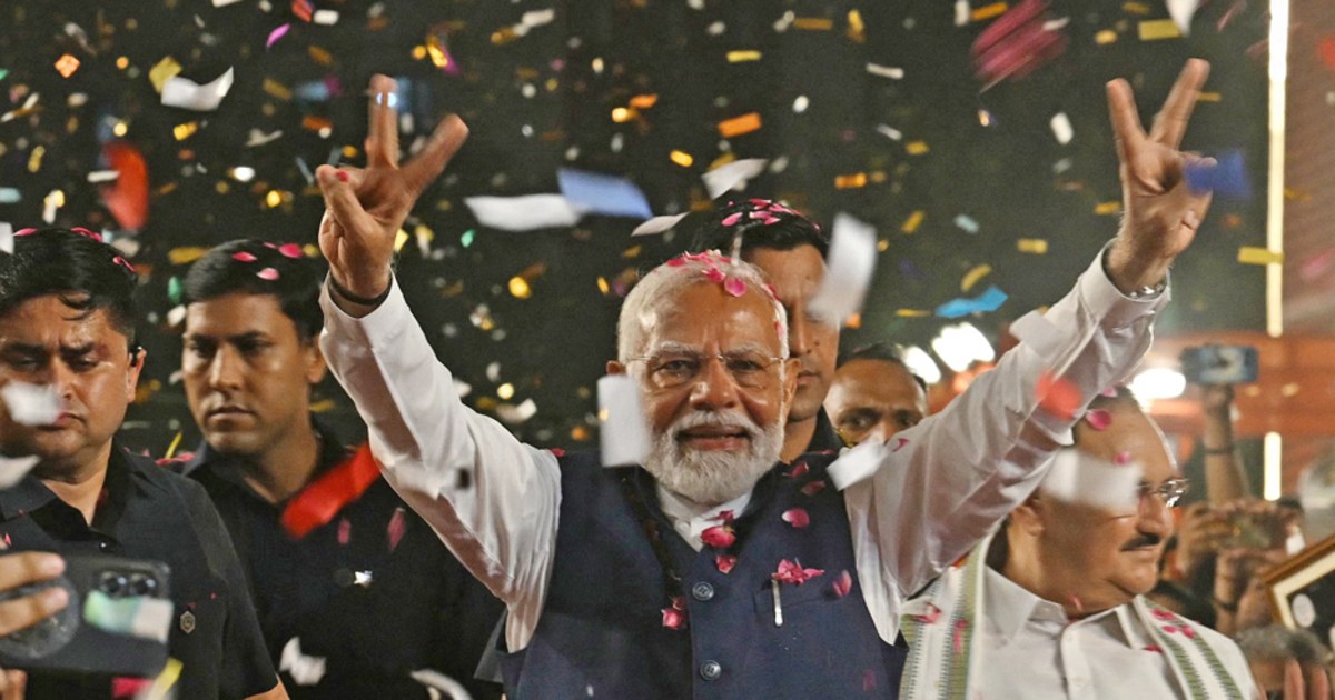 Modi's majority in doubt after surprise results