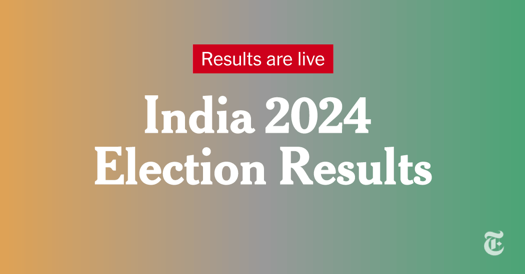 India Live Election Results and Map 2024