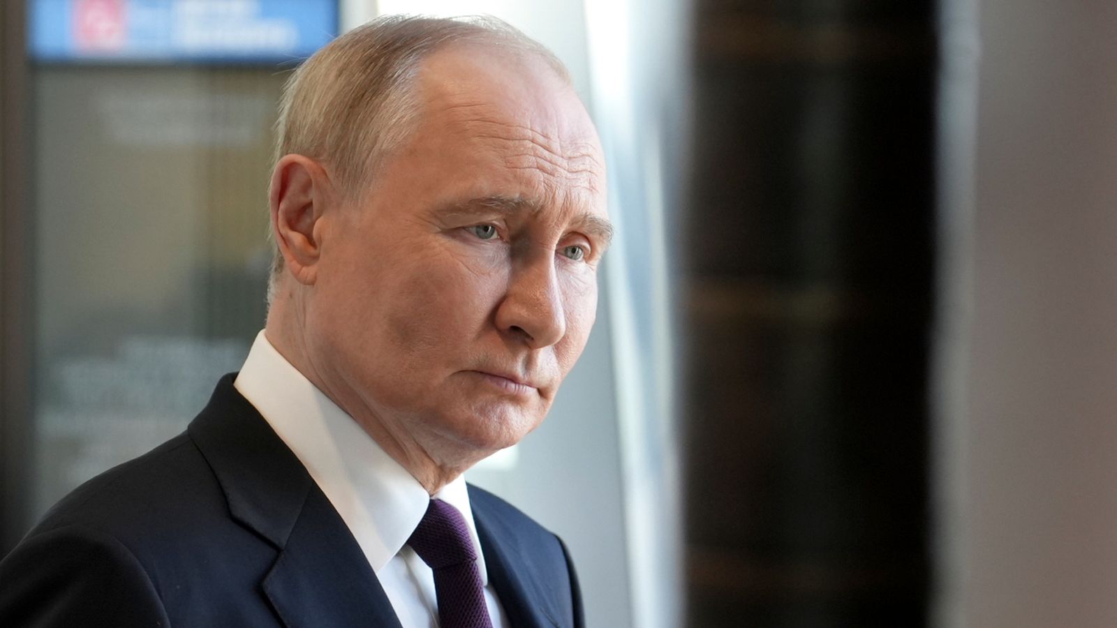 Vladimir Putin visits the Lakhta Center skyscraper, the headquarters of Russian gas monopoly Gazprom in St. Petersburg, Russia, Wednesday, June 5, 2024. Pic: AP