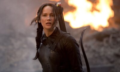 Jennifer Lawrence in The Hunger Games - Mockingjay - Part 1. Pic: Rex/Color Force/Lionsgate/Kobal/Shutterstock