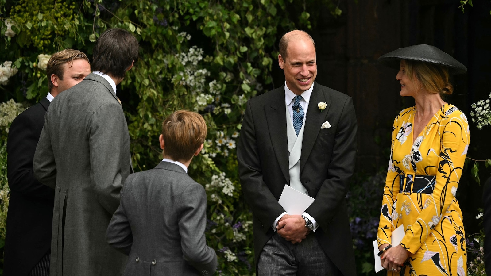 Prince William steps out without Kate Middleton for wedding of his and Prince Harry's close friend