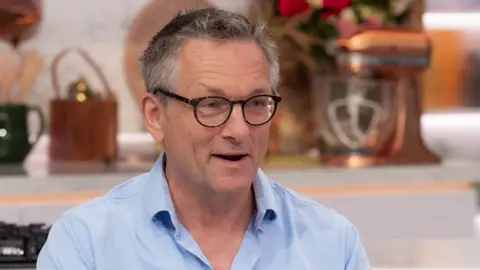 ITV/Shutterstock Dr Michael Mosley in a studio in 2023