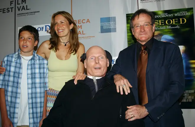 Christopher Reeve, wife Dana and son Will get together with good friend Robin Williams