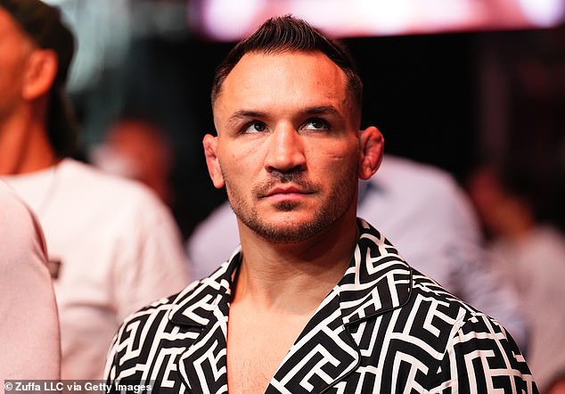 His long-awaited fight with Michael Chandler (pictured) will no longer take place on June 29