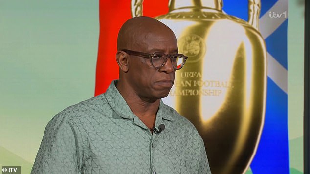 Ian Wright was heavily critical of the foul by Porteous as he described it as 'appalling'