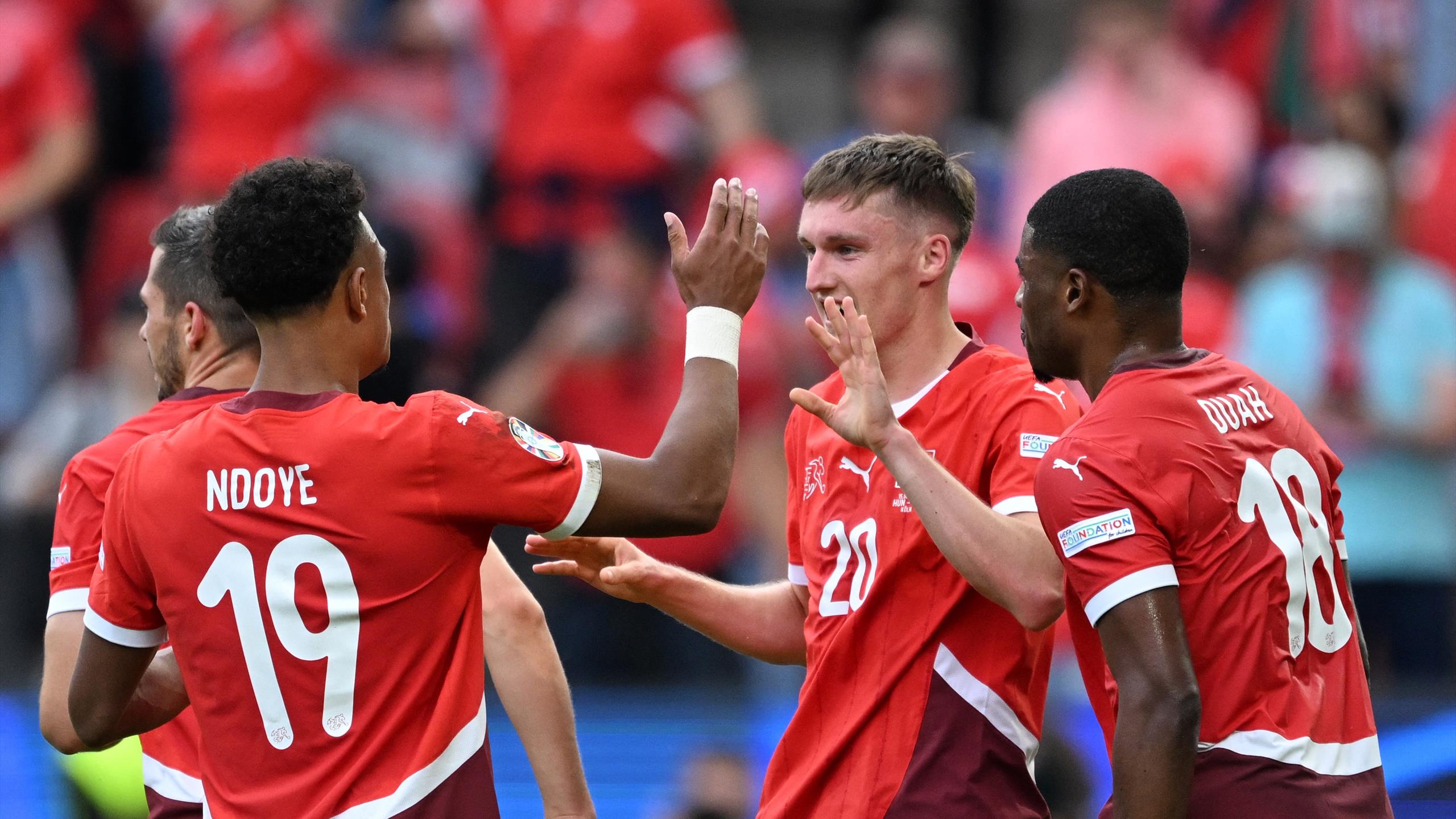 Hungary v Switzerland - Euro 2024 latest as Switzerland earn victory in Group A match.