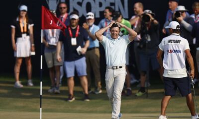 Rory McIlroy exits before trophy awarded and without speaking after US Open collapse