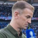 Fans joke that Joe Hart 'looks like a zebra crossing' as former England goalkeeper shows off bizarre tattoos live on BBC