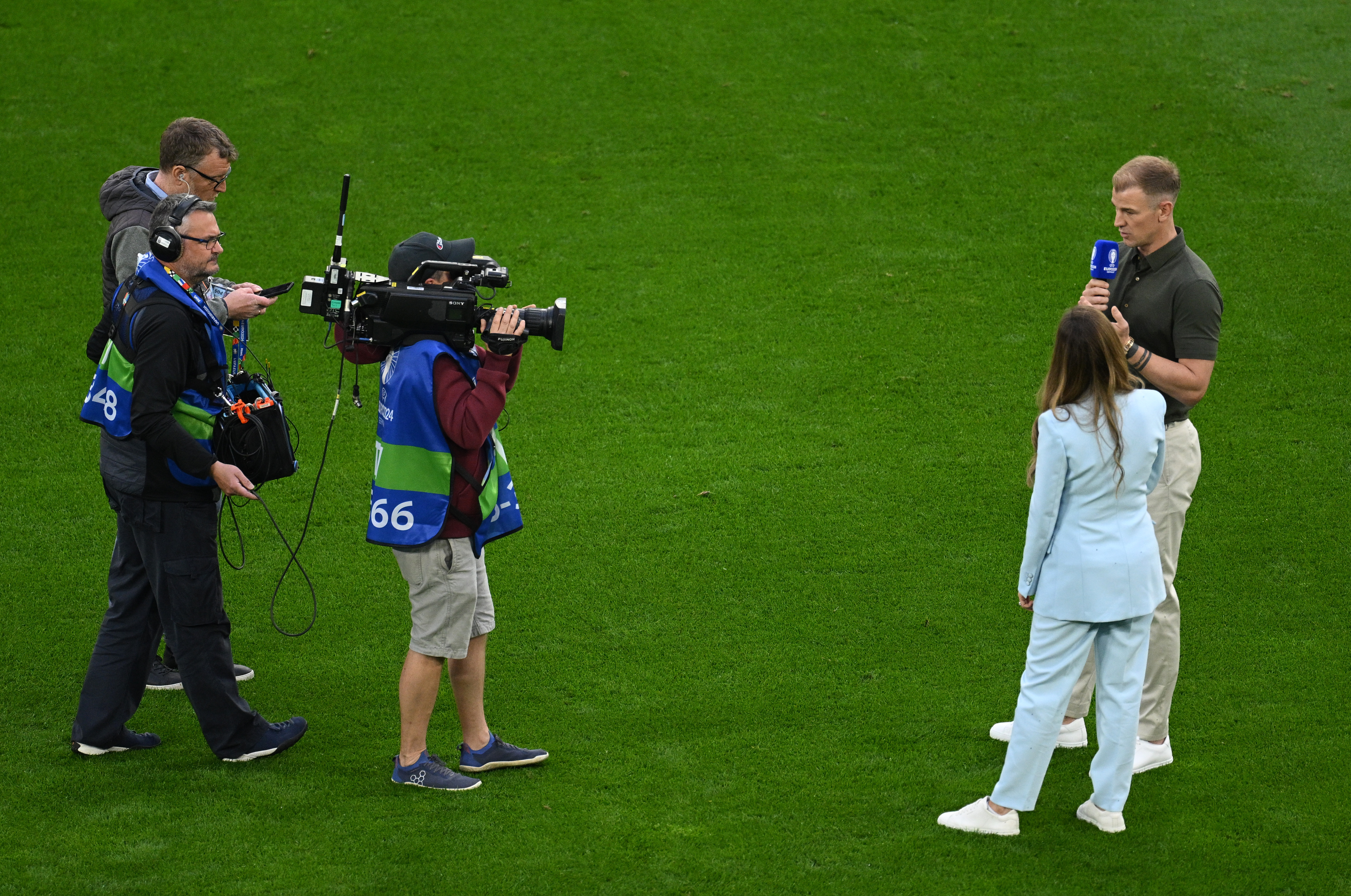 He was on punditry duties at Euro 2024