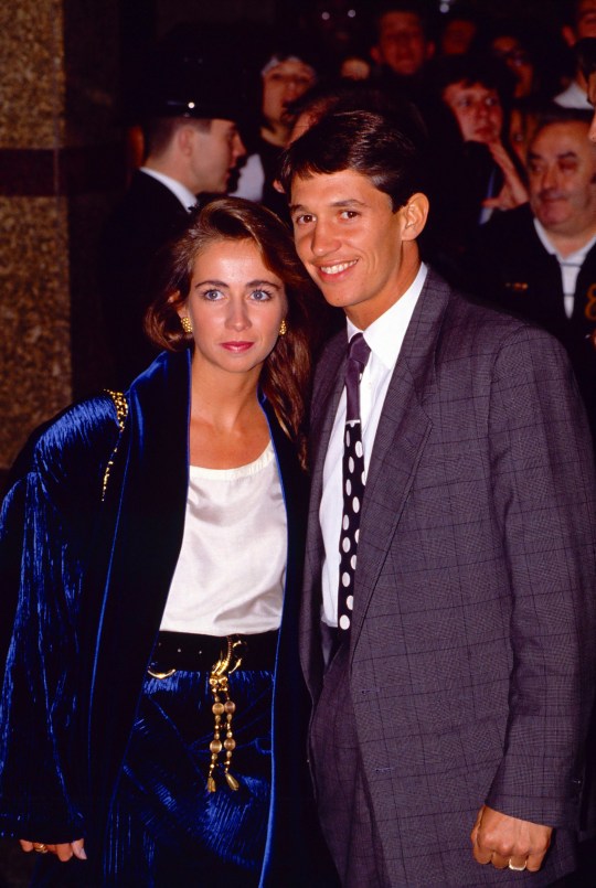 England Football Player Gary Lineker, with wife Michelle Cockayne in 1990.