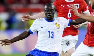 N'Golo Kante was man of the match as France beat Austria