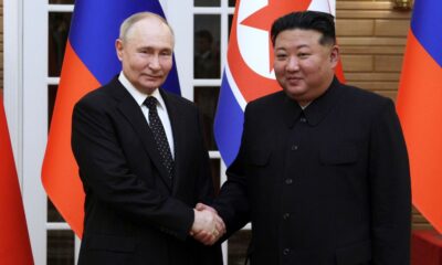 Vladimir Putin and Kim Jong Un vow to aid each other if either country is attacked | World News