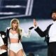 Taylor Swift brings Travis Kelce on stage in London for first time at Eras Tour show