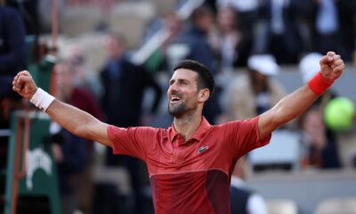 After Knee Injury, Novak Djokovic Uncertain If He’ll Play French Open Quarterfinal