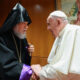 Aram I and Pope Francis discuss issue of Armenians held in Baku