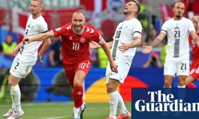 Christian Eriksen shines and scores but Denmark held late on by Slovenia | Euro 2024