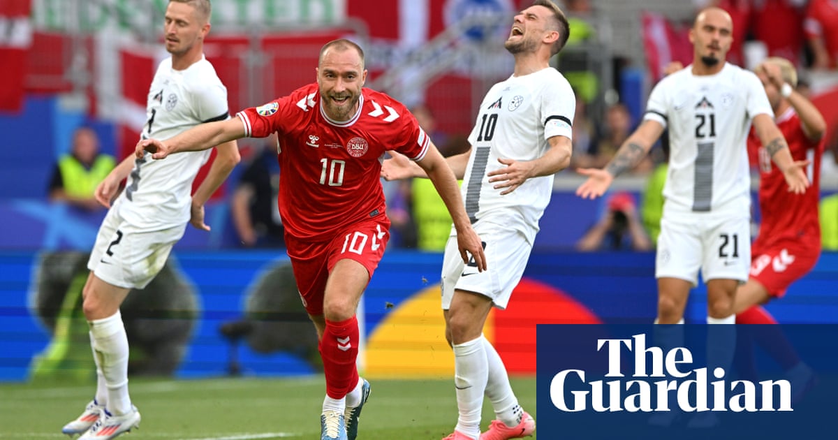 Christian Eriksen shines and scores but Denmark held late on by Slovenia | Euro 2024