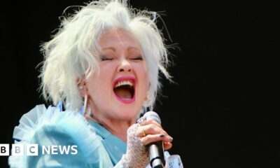 Cyndi Lauper's Glastonbury performance was beset with sound issues