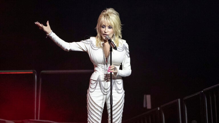 Dolly Parton is seen during CMA Fest.