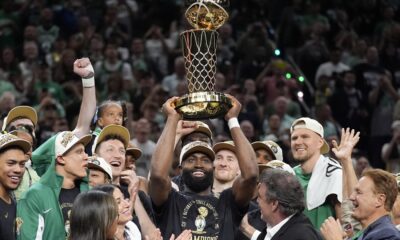 NBA Finals: Brown, Tatum lead Celtics to record 18th title with win over Mavericks