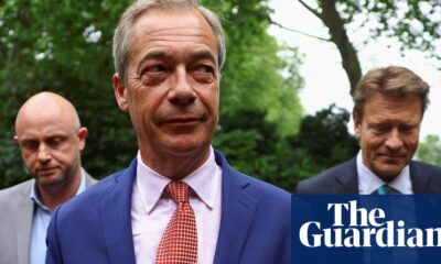 Nigel Farage says he is ‘leader of the opposition’ after Reform UK poll boost | General election 2024