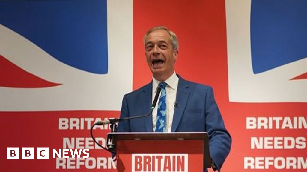 Nigel Farage to run as Reform UK candidate in Clacton