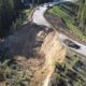 Part of Wyoming highway collapses in landslide, blocking crucial transit route