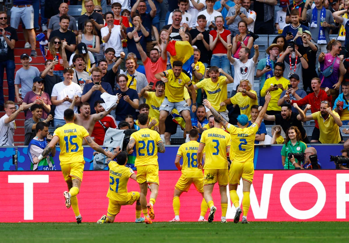 Romania vs Ukraine LIVE: Euro 2024 result and reaction after goals from Dragus, Marin and Stanciu