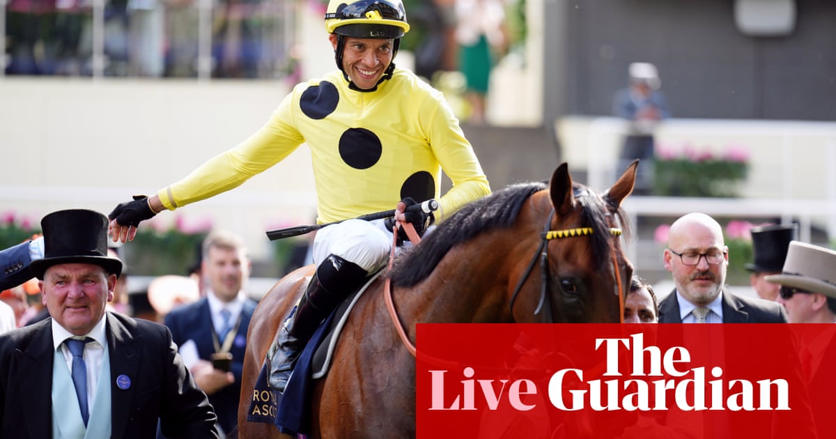 Royal Ascot 2024 day one: Rosallion wins St James’s Palace Stakes after 80-1 shock – as it happened | Royal Ascot