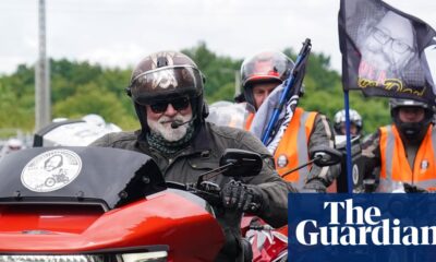 Thousands of bikers join ‘Dave Day’ ride in honour of Dave Myers | UK news