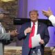 Trump courts voters at Black church and MAGA events in Michigan