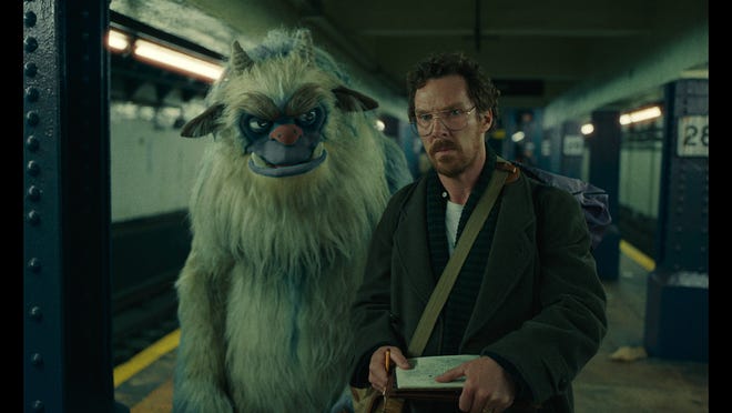 The imaginary Eric, a puppet come to life, joins Vincent (Benedict Cumberbatch, right) on the search for his missing son.