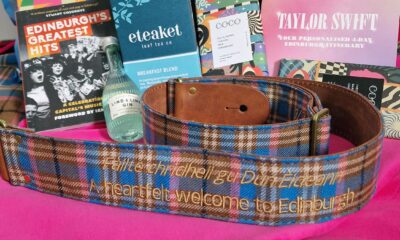 Civic gift hamper for Taylor Swift from the city of Edinburgh.