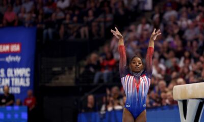 Transcendent once again, Simone Biles to lead U.S. Olympic gymnastics team : NPR