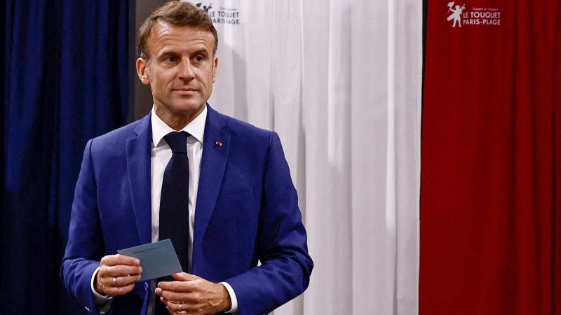 France: Far right leads first round of parliamentary election in blow to Macron